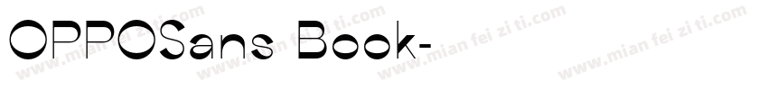 OPPOSans Book字体转换